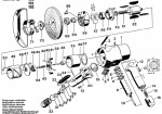 Bosch 0 607 350 192 ---- Pneumatic Vertical Grinde Spare Parts